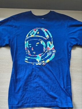 Billionaire Boys Club Blue Graphic Short Sleeve Tee Rare Nice Hypebeast Fashion